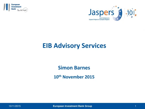 EIB Advisory Services