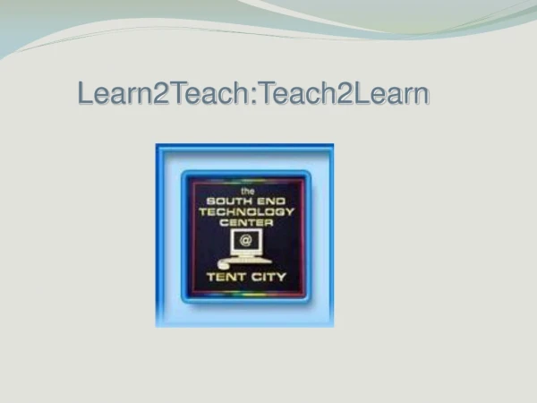 Learn2Teach:Teach2Learn