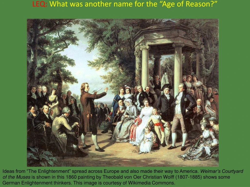 leq what was another name for the age of reason