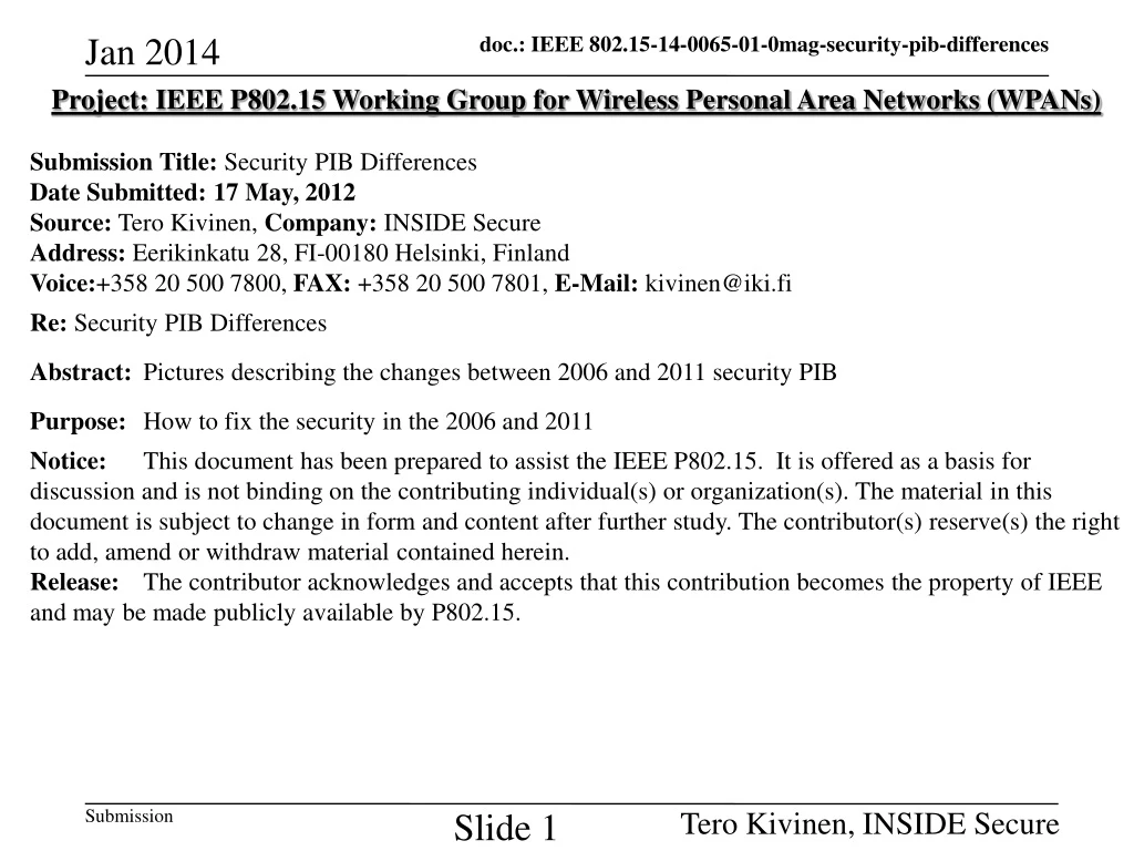 project ieee p802 15 working group for wireless