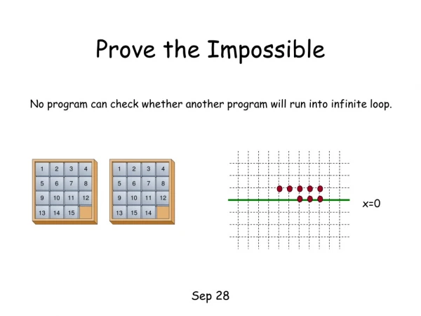 Prove the Impossible