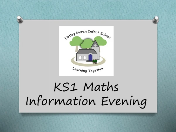 KS1 Maths Information Evening