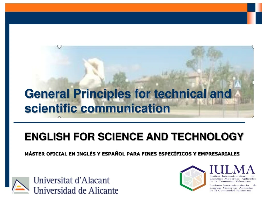 english for science and technology