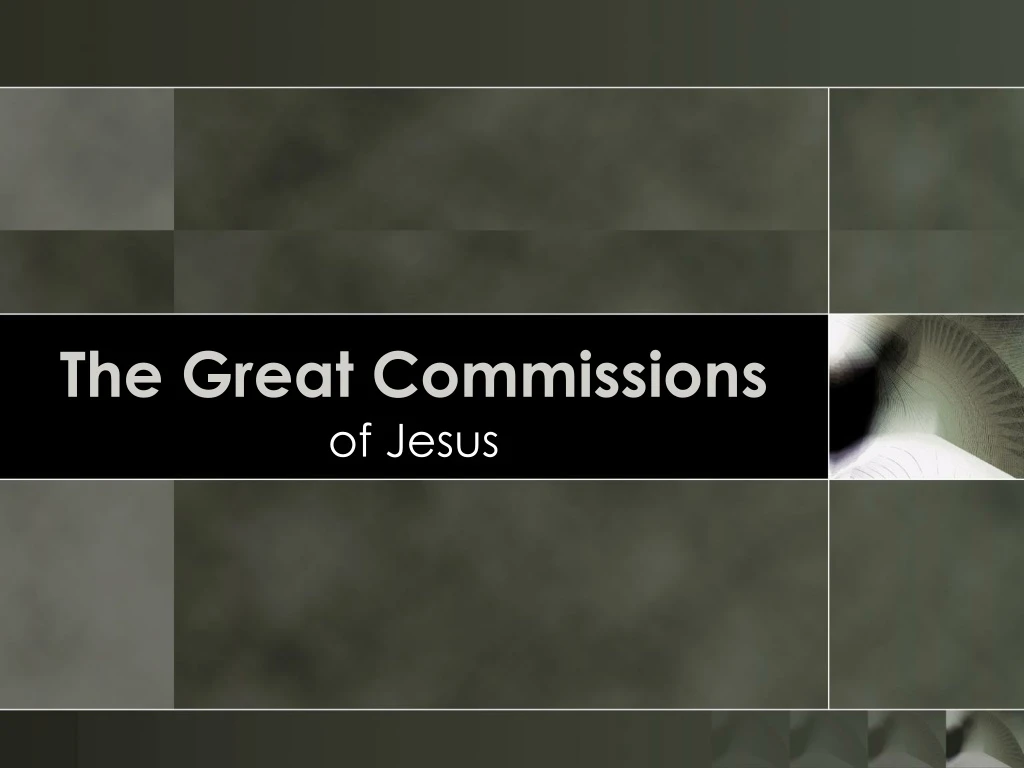 the great commissions