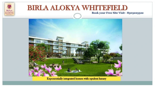 Birla Alokya Brochure - Buy 3 / 4 Bhk Residential Apartments in Whitefield