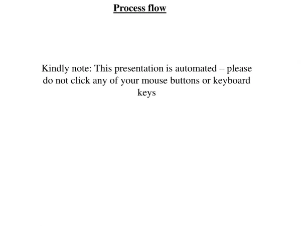 Process flow