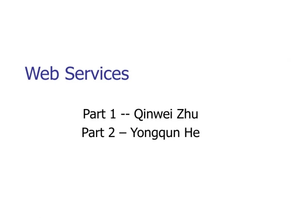 Web Services