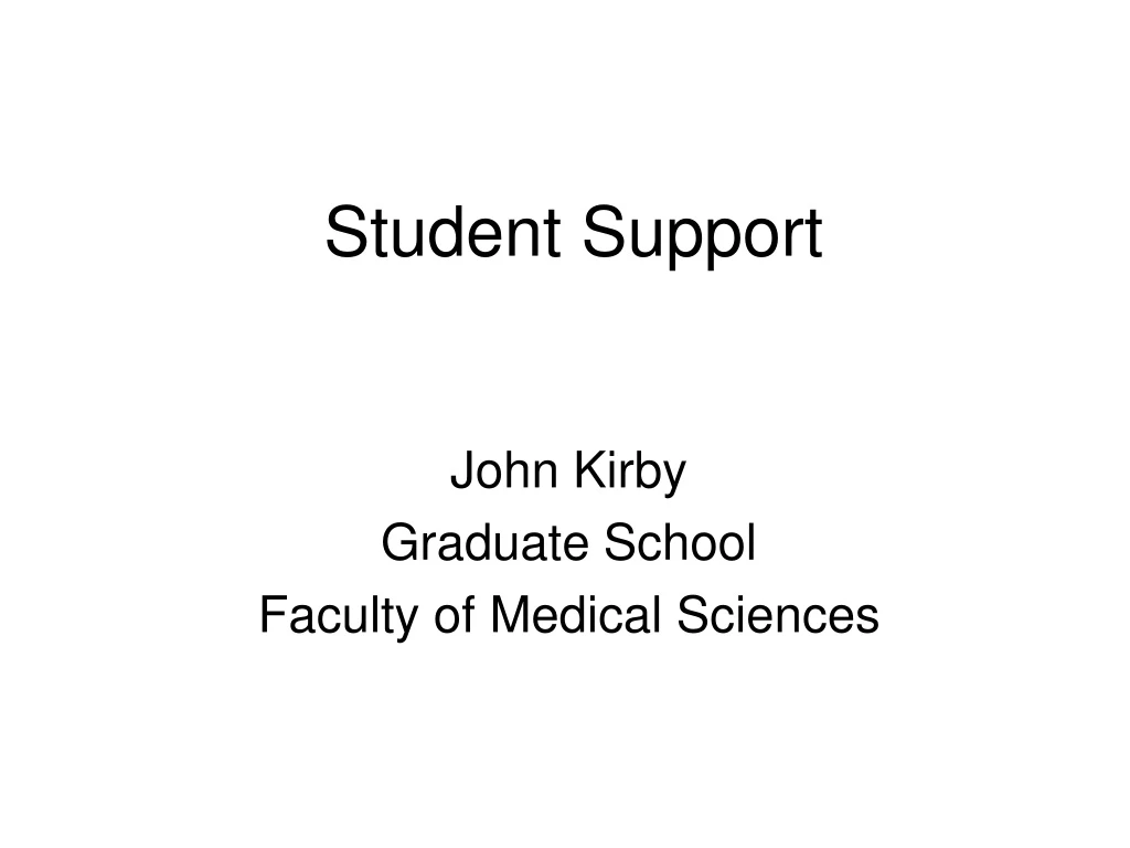 student support