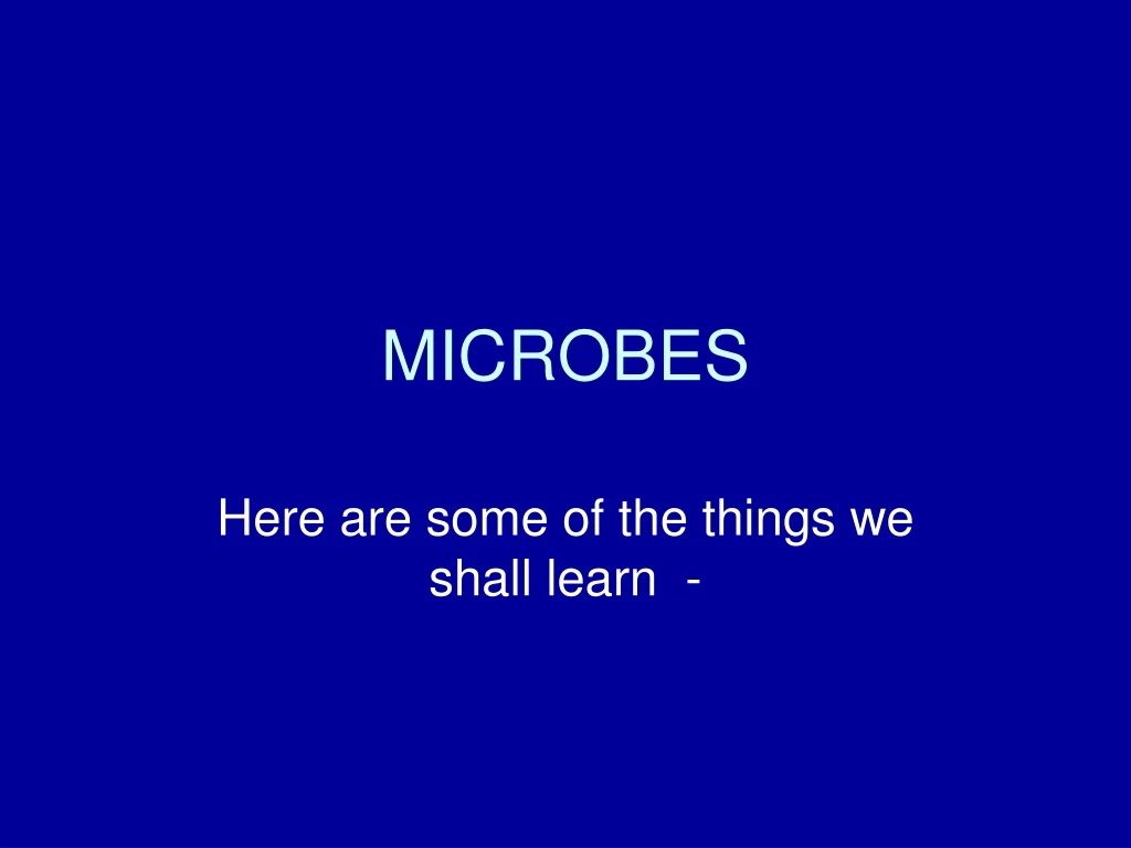 microbes