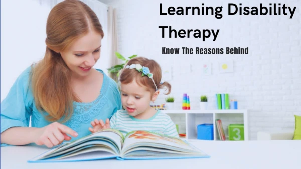 Learning Disability Therapy | Strengthen Your Speech Capabilities