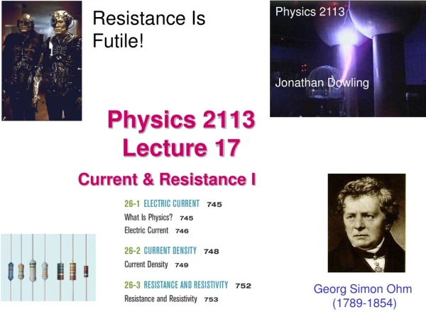 Physics 2113 Lecture 17