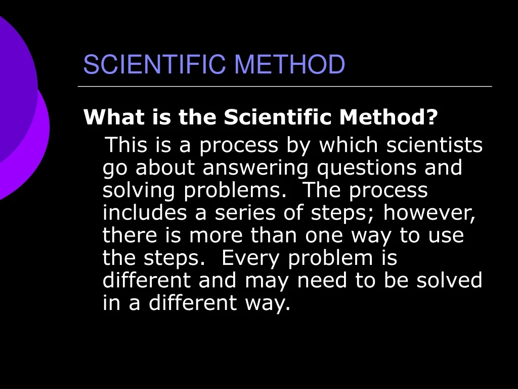 scientific method