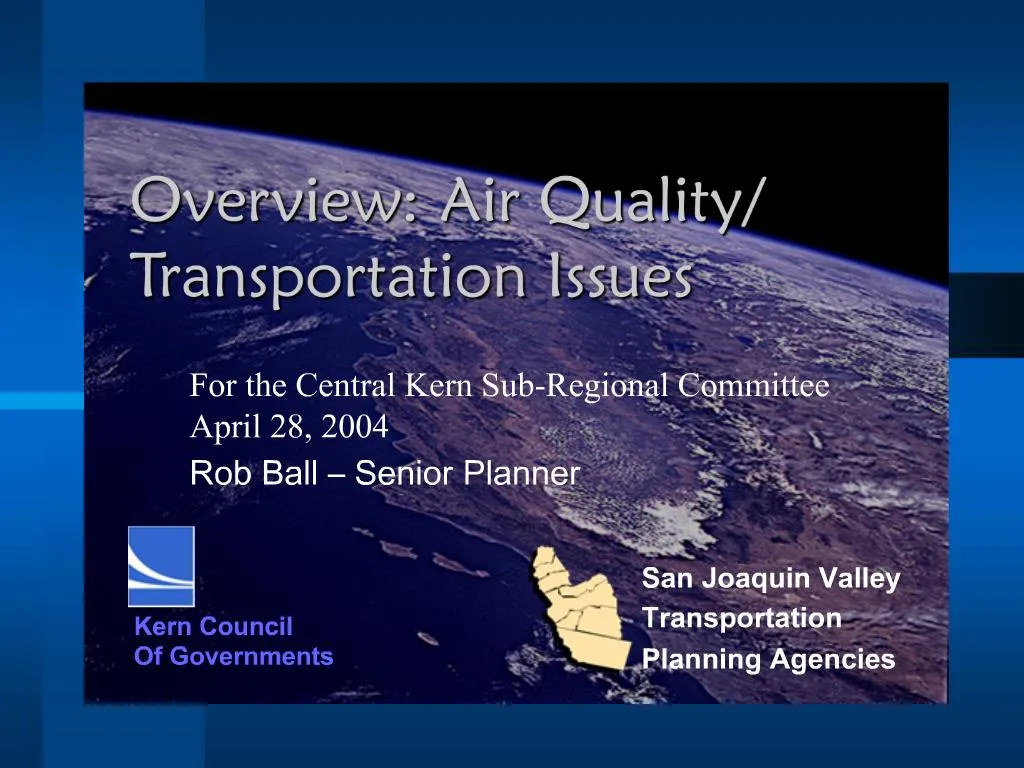 PPT - Overview: Air Quality PowerPoint Presentation, Free Download - ID ...