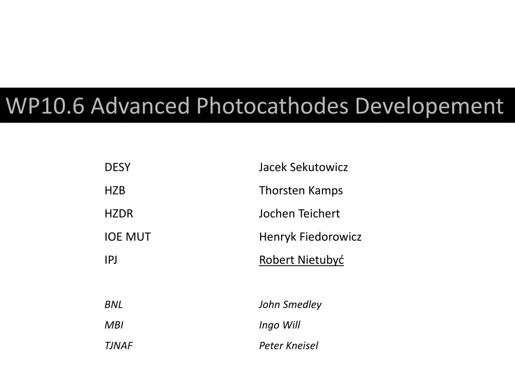 wp10 6 advanced photocathodes developement