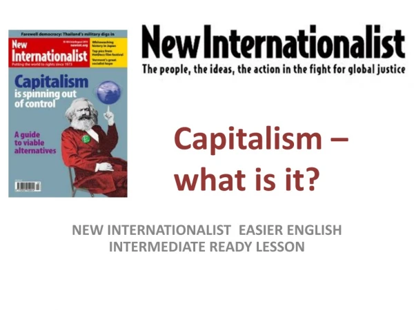Capitalism – what is it?