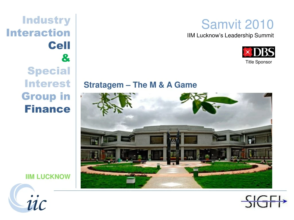 samvit 2010 iim lucknow s leadership summit