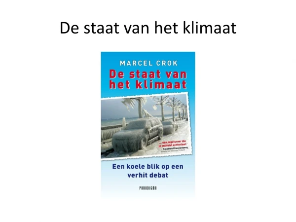 De staat van het klimaat