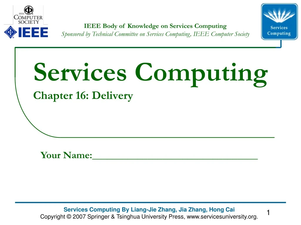 services computing chapter 16 delivery
