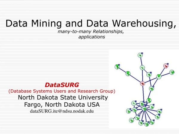 Data Mining and Data Warehousing, many-to-many Relationships, applications