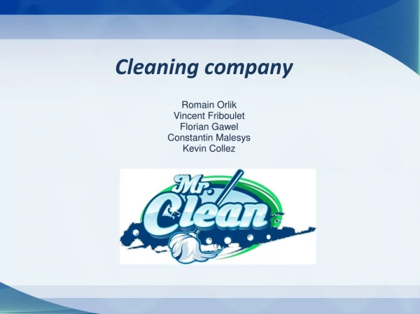 Cleaning company