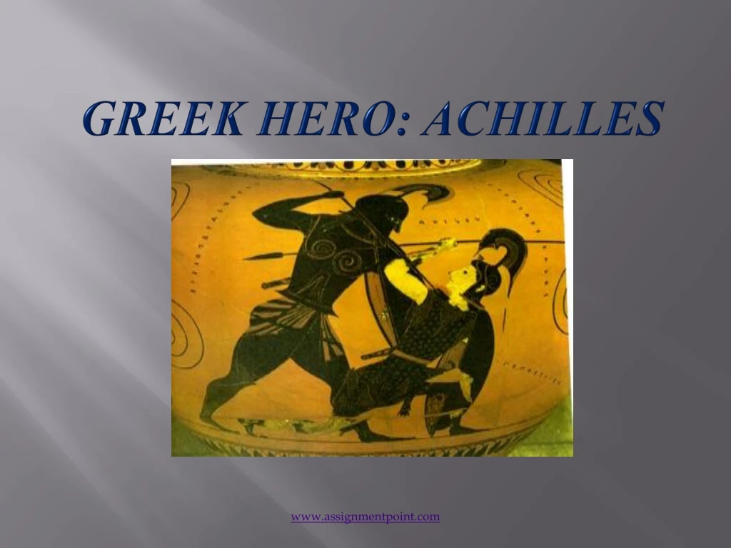 greek hero achilles