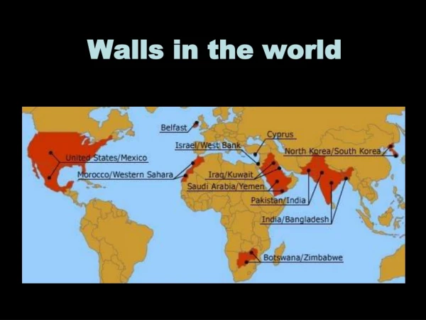 Walls in the world
