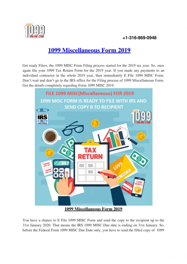 1099 Misc Form 2019 | 1099 Online | Convenience 1099 E Filing