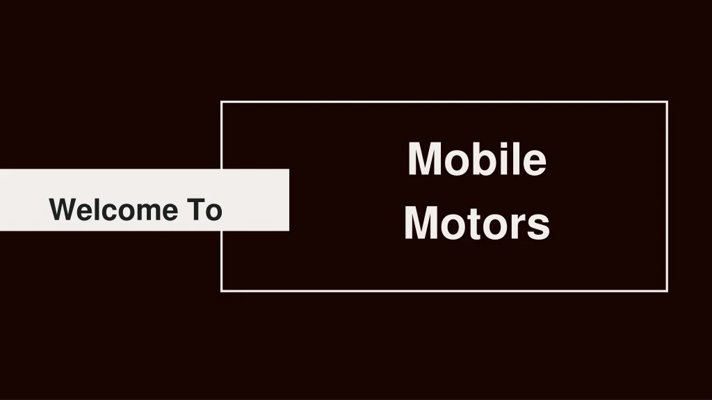 mobile motors