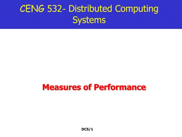 CENG 532 - Distributed Computing Systems