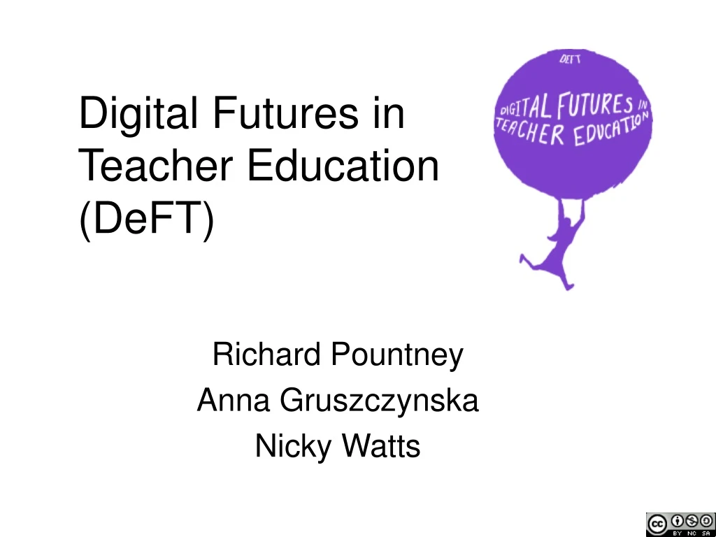 digital futures in teacher education deft