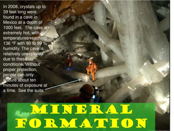 Mineral Formation