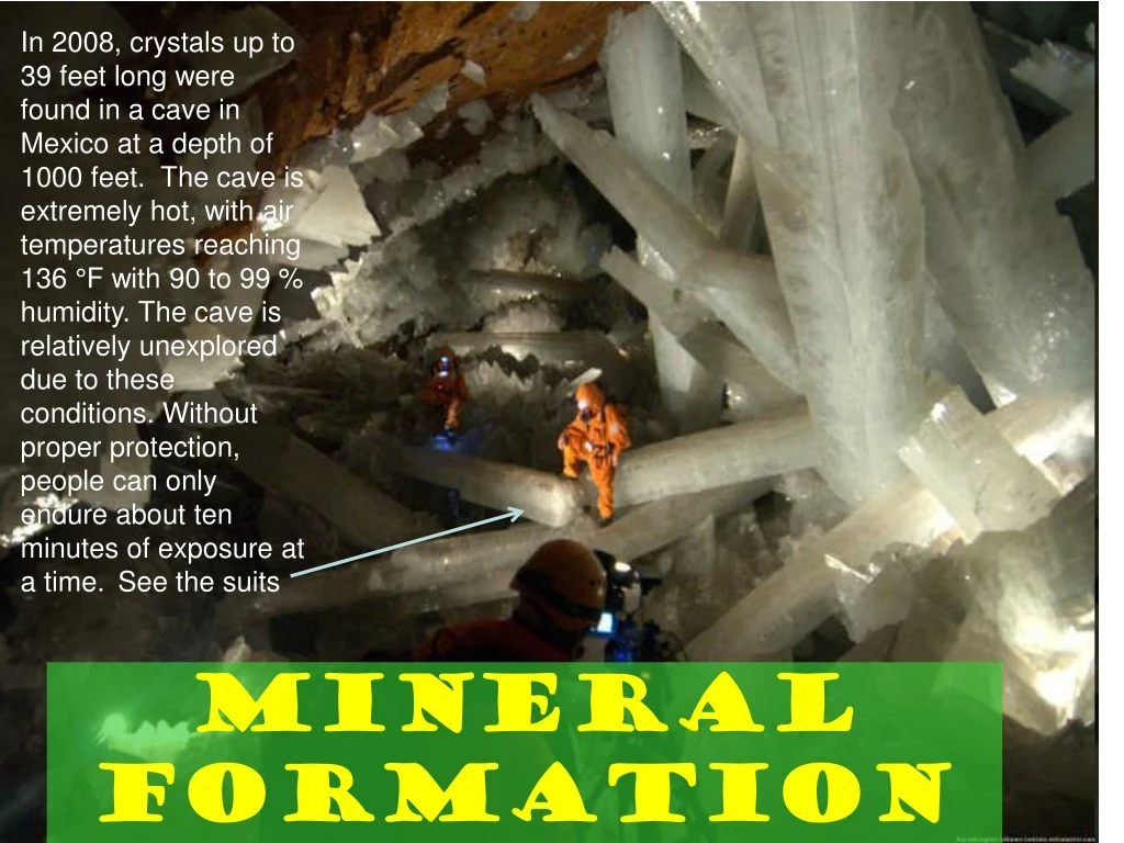 mineral formation