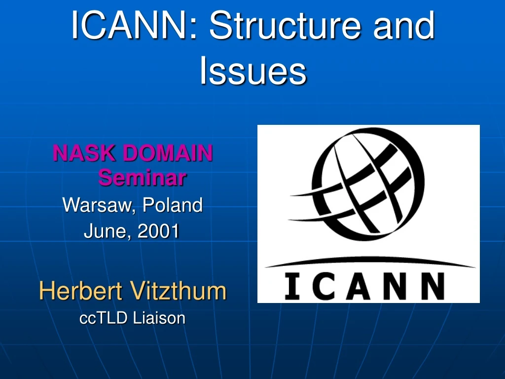 icann structure and issues