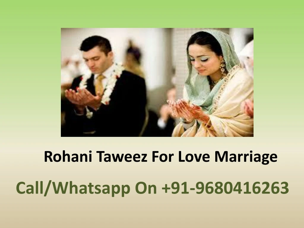 rohani taweez for love marriage