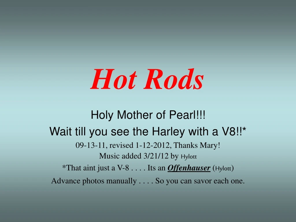hot rods