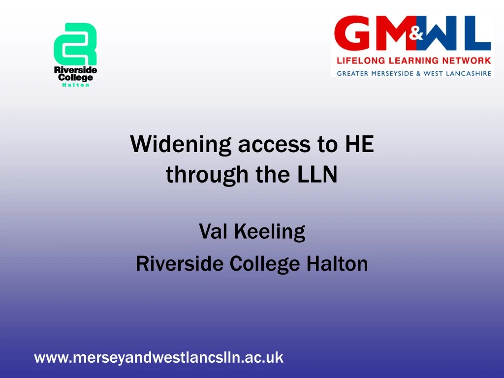 widening access to he through the lln