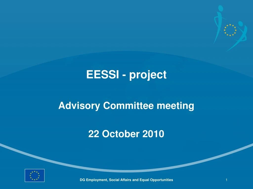 eessi project advisory committee meeting