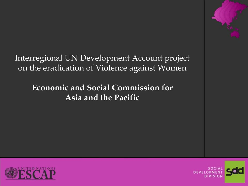 interregional un development account project