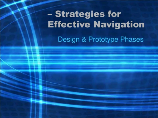 – Strategies for Effective Navigation