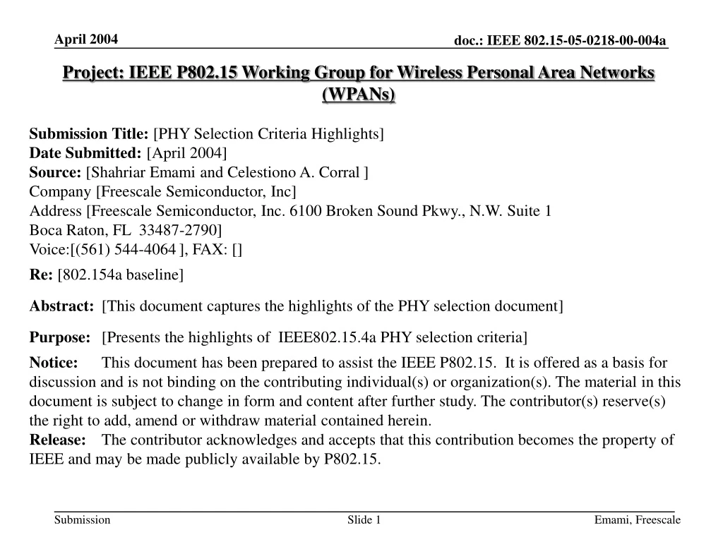 project ieee p802 15 working group for wireless