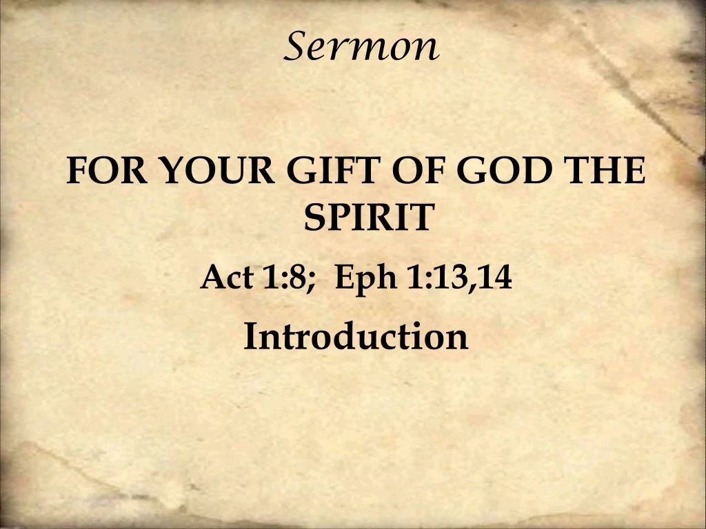 sermon