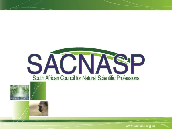 The South African Council for Natural Scientific Professions
