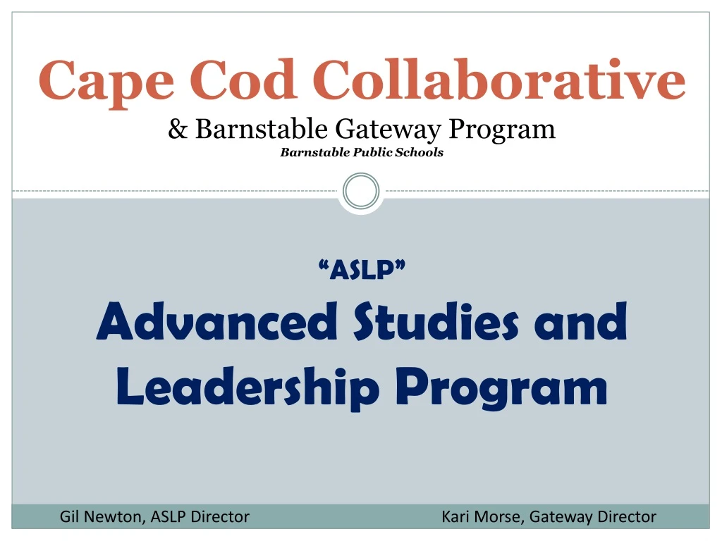 cape cod collaborative barnstable gateway program barnstable public schools