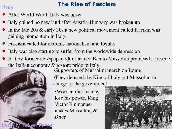 The Rise of Fascism