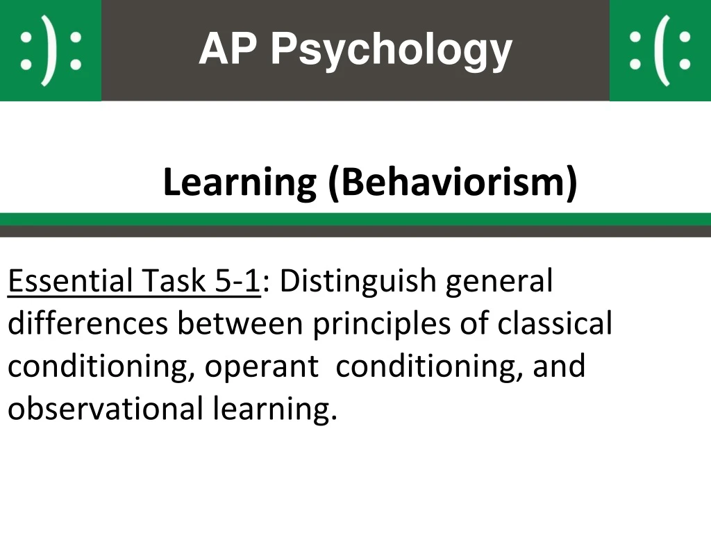 learning behaviorism