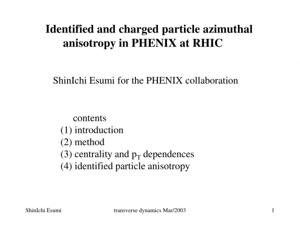 Identified and charged particle azimuthal anisotropy in PHENIX at RHIC