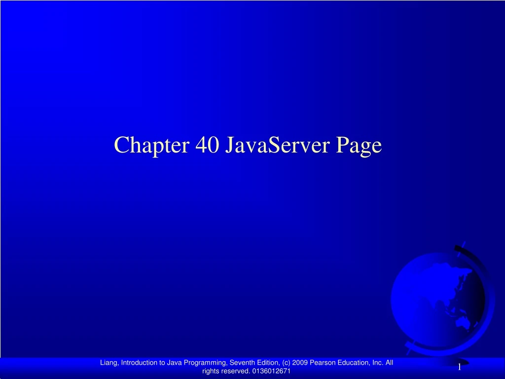 chapter 40 javaserver page
