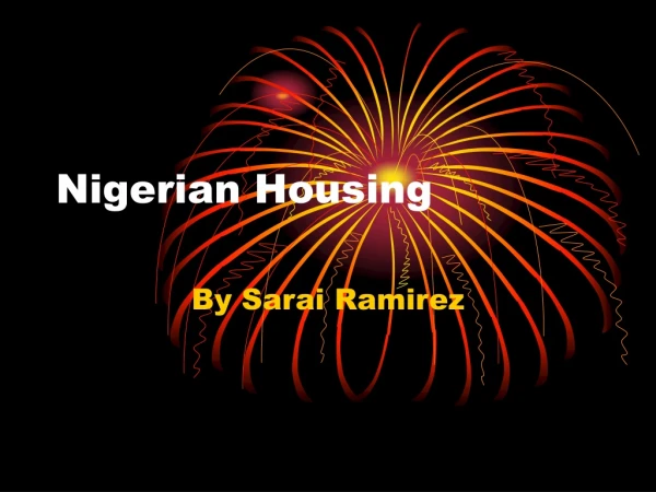 Nigerian Housing