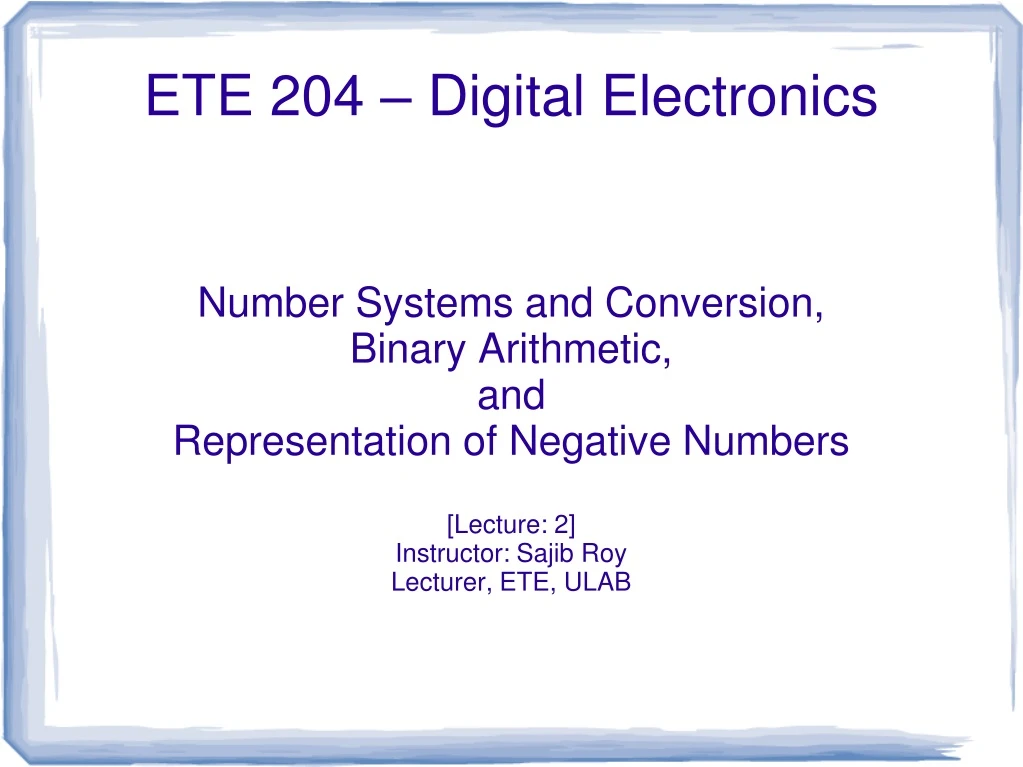 ete 204 digital electronics
