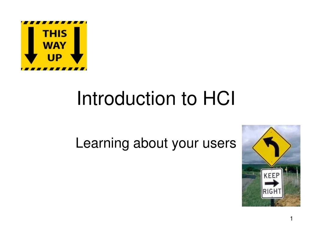 introduction to hci